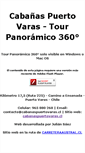 Mobile Screenshot of cabanaspuertovaras.patagoniadechile.cl